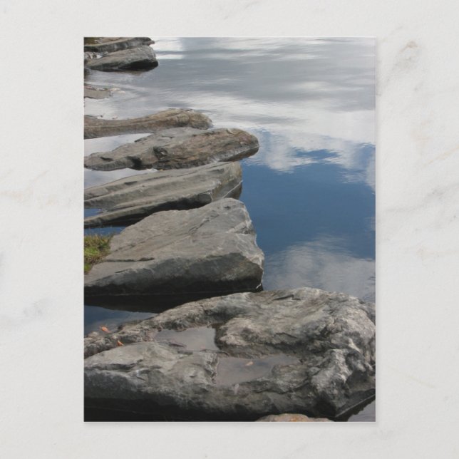Cartão Postal Stepping Stones postcard (Frente)