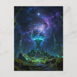 Cartão Postal Sternenpfad – Reise durch das Universum