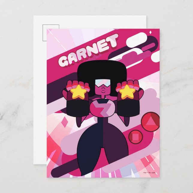 Cartão Postal Steven Universe | Gráfico de caracteres de rede (Frente/Verso)