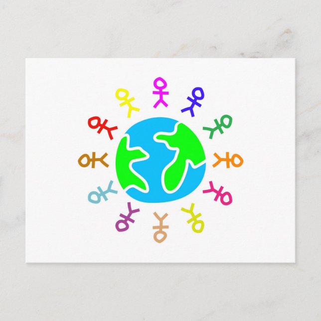 Cartão Postal Stick World (Frente)