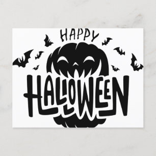 Cartão Postal Stickers felizes Halloween