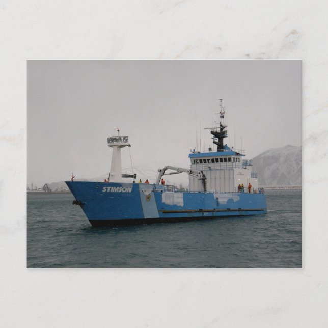 Cartão Postal Stimson, polícia estadual do Alasca (Frente)