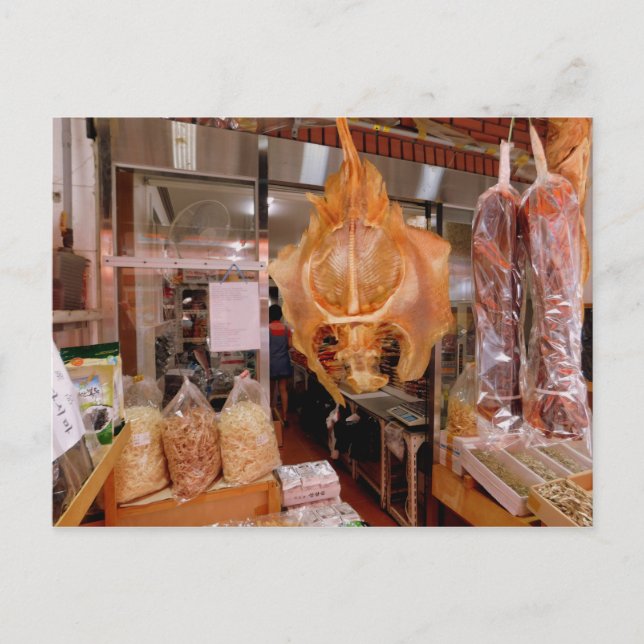 Cartão Postal Stingray no mercado (Frente)