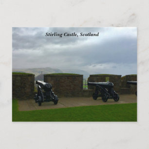Cartão Postal Stirling Castle View of Wallace Monument Scotland