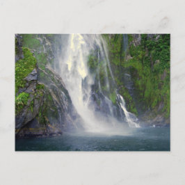 Cartão Postal Stirling Falls, Milford Sound, NZ Postcard