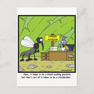 Cartão Postal Stockbroker