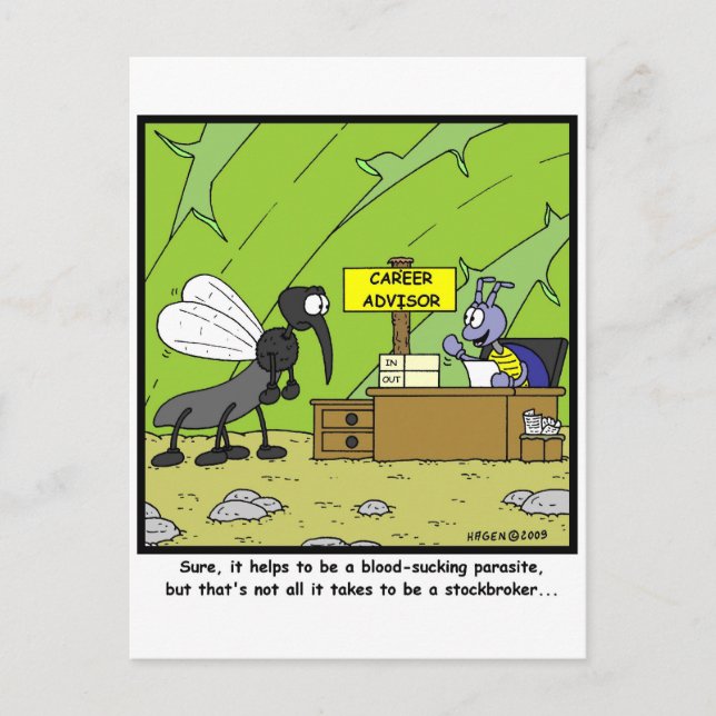 Cartão Postal Stockbroker (Frente)