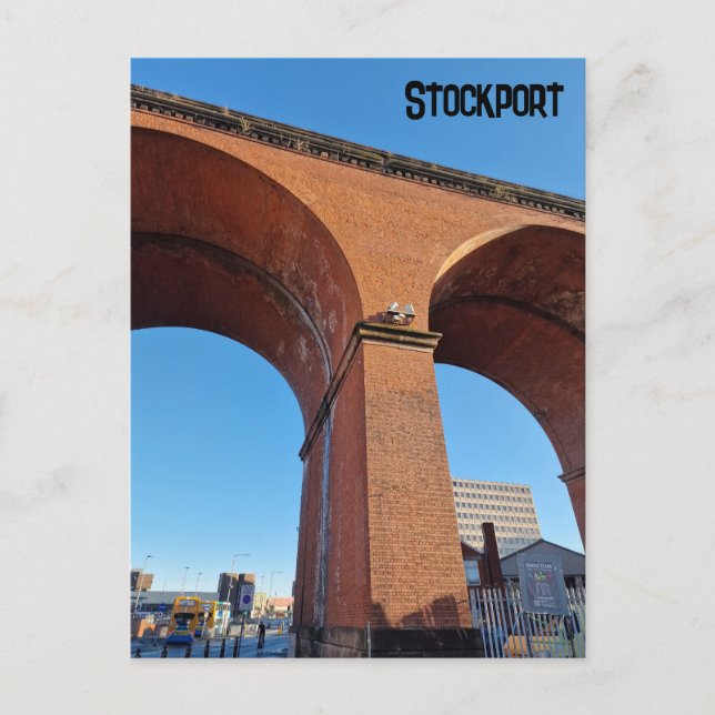 Cartão postal Stockport (Frente)
