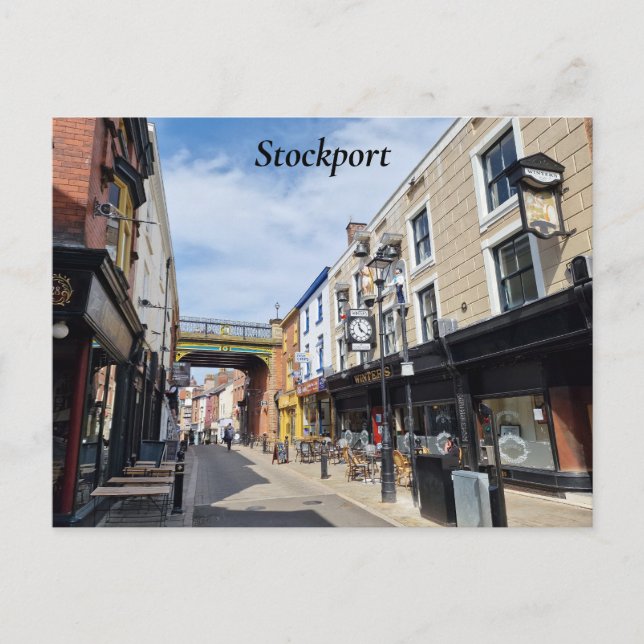 Cartão postal Stockport (Frente)