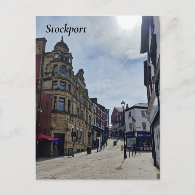 Cartão postal Stockport (Frente)