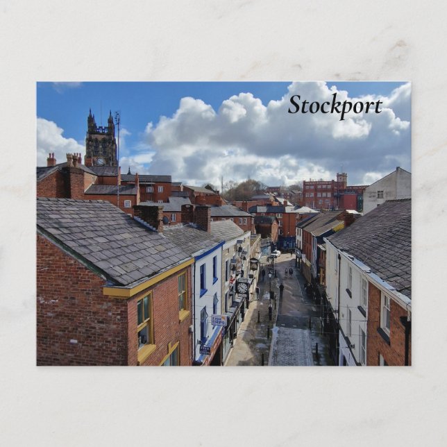 Cartão postal Stockport (Frente)
