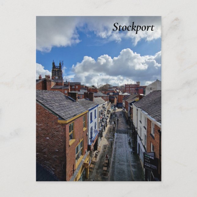 Cartão postal Stockport (Frente)