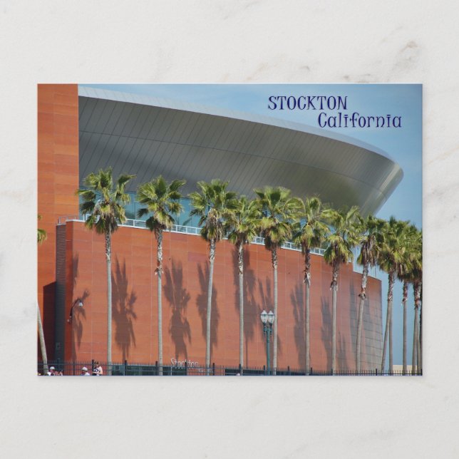 Cartão Postal Stockton California (Frente)