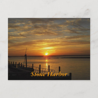 Cartão Postal Stone Harbour Sunset