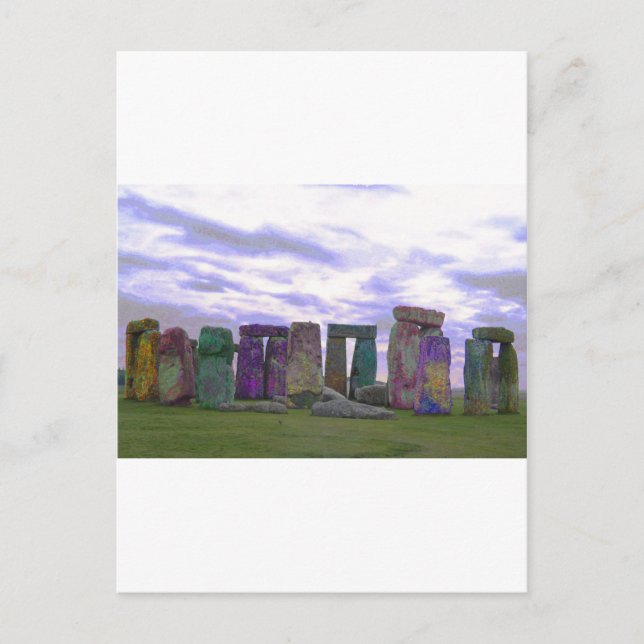 Cartão Postal Stone Henge (Frente)