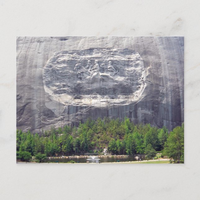 Cartão Postal Stone Mountain Carving Stone Mountain Georgia 2 (Frente)