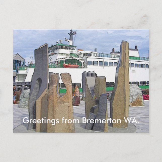 Cartão Postal Stone SCulture (Frente)