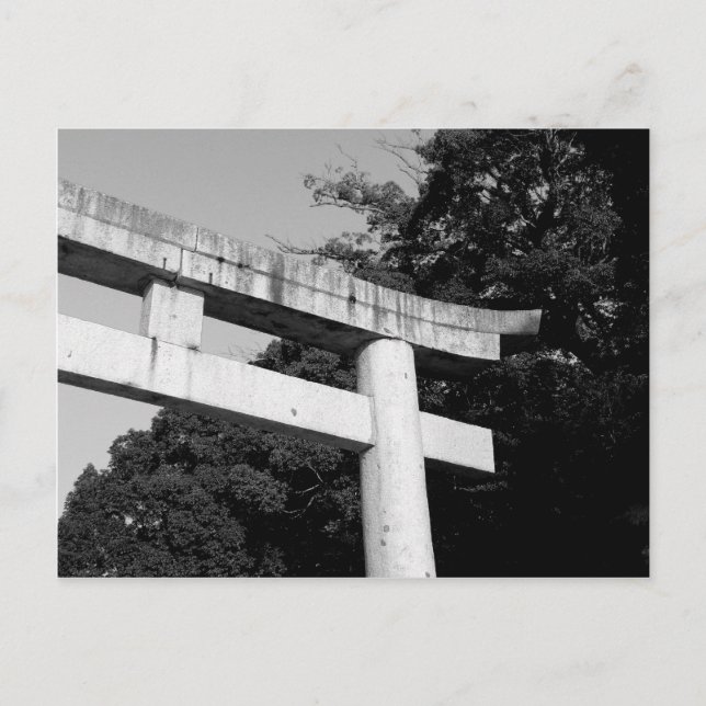 Cartão Postal Stone Torii Gate (Frente)