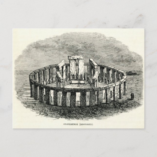 Cartão Postal Stonehenge (Frente)