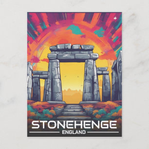Cartão Postal Stonehenge england Wiltshire World Heritage Site