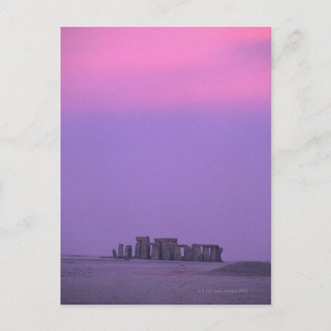 Cartão Postal Stonehenge, Inglaterra (Frente)