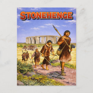 Cartão Postal Stonehenge Inglaterra Wiltshire Património Mundial