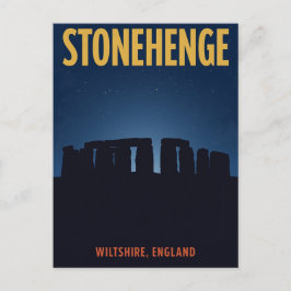 Cartão Postal Stonehenge Marco Inglês