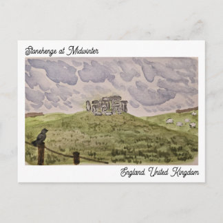 Cartão Postal Stonehenge Postcard