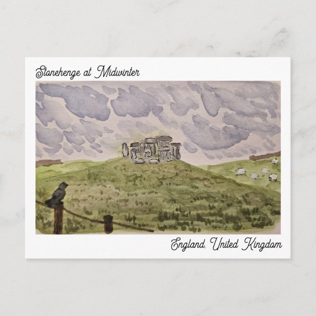 Cartão Postal Stonehenge Postcard (Frente)