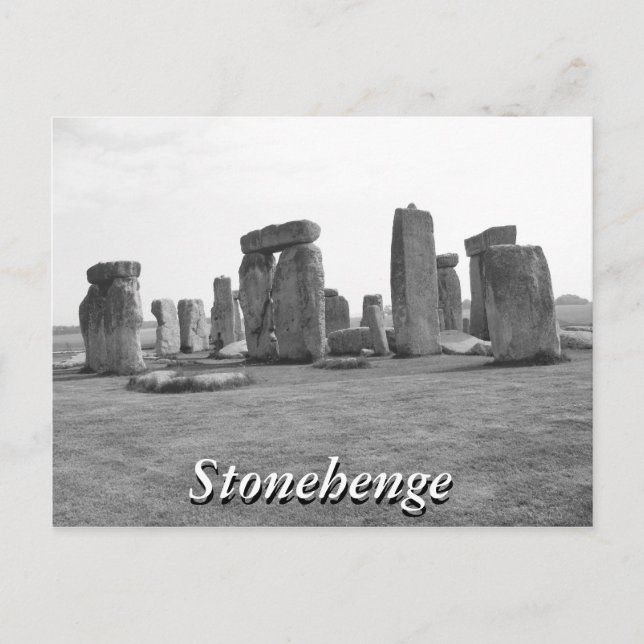 Cartão postal Stonehenge UK (Frente)