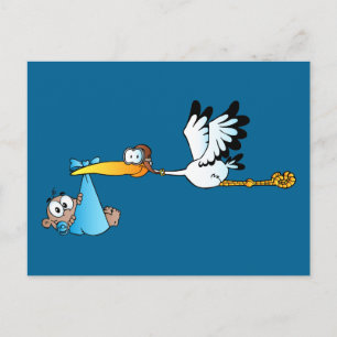 Cartão Postal Storey and Baby Boy African-American