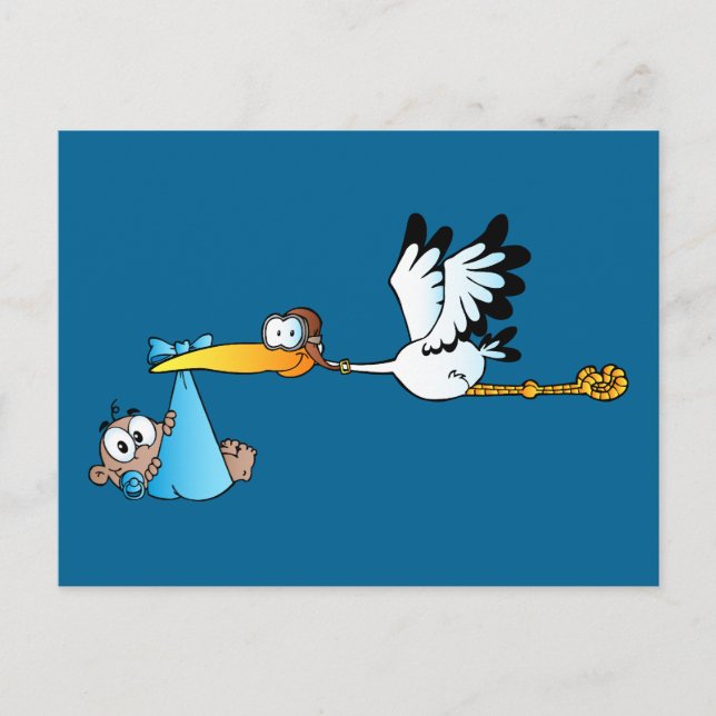 Cartão Postal Storey and Baby Boy African-American (Frente)