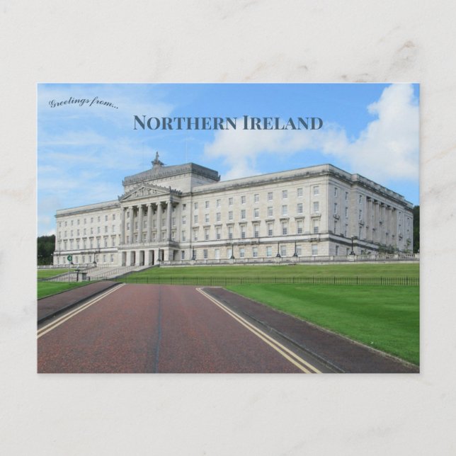 Cartão Postal Stormont Northern Ireland (Frente)