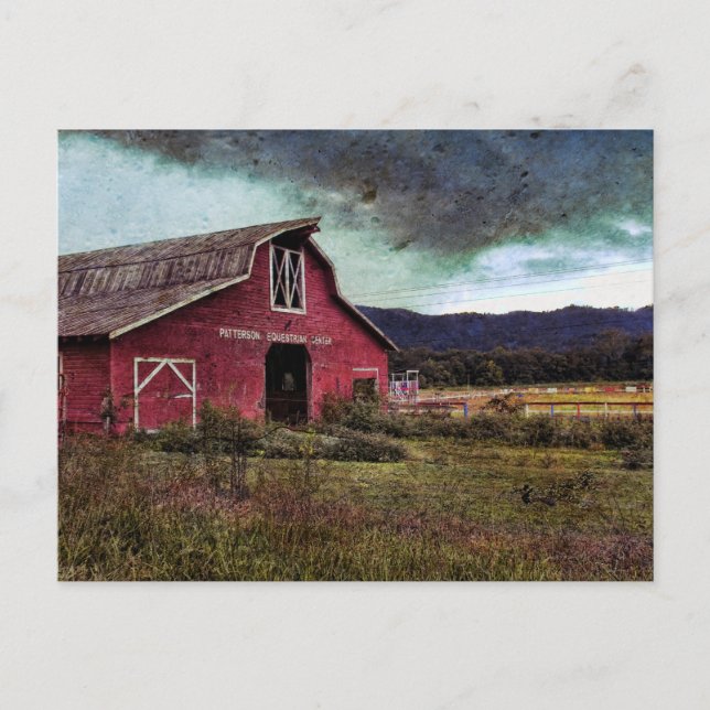 Cartão Postal Stormy America - Rural North Carolina (Frente)