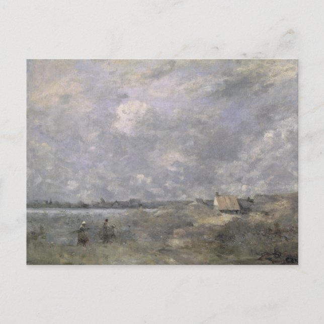 Cartão Postal Stormy Weather, Pas de Calais, c.1870 (Frente)
