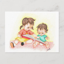 Cartão Postal Storytime - Little Loves Art