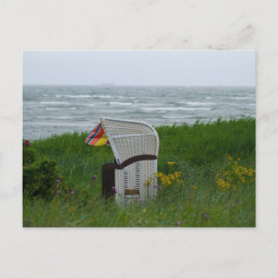 Cartão Postal Strandkorb