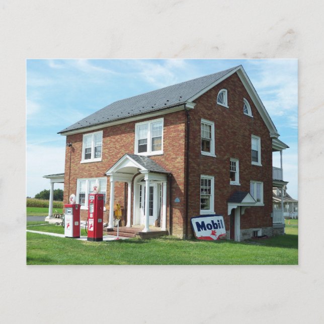 Cartão Postal Strasburg, Pensilvânia House (Frente)