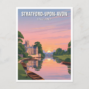 Cartão Postal Stratford-On-Avon England Viagem