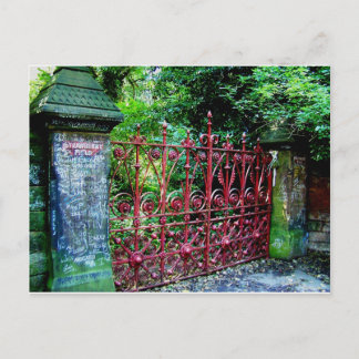 Cartão Postal Strawberry Field Gates, Liverpool, Reino Unido