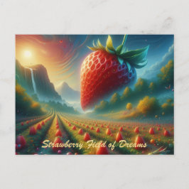 Cartão Postal Strawberry Field of Dreams