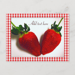 Cartão Postal Strawberry Lover_