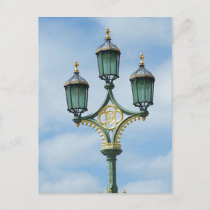 Cartão Postal Street Lamps