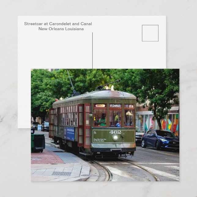 Cartão postal Streetcar (Frente/Verso)