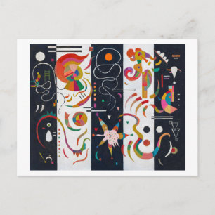 Cartão Postal Stripes, Wassily Kandinsky