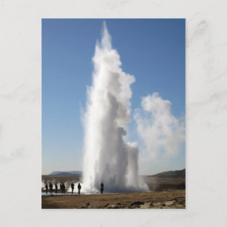Cartão Postal Strokkur - Geyser na Islândia