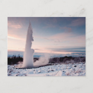 Cartão Postal Strókur geysir
