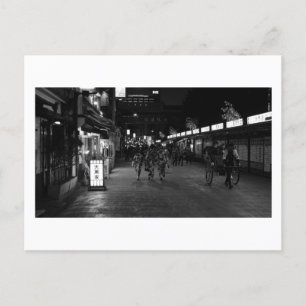 Cartão Postal Stroll à noite em Asakusa: Tóquio, Japão