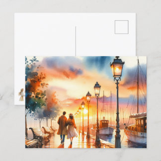 Cartão Postal Stroll de Boardwalk