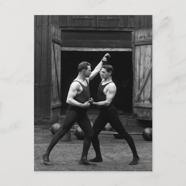 Cartão Postal Strongman Match (Frente)